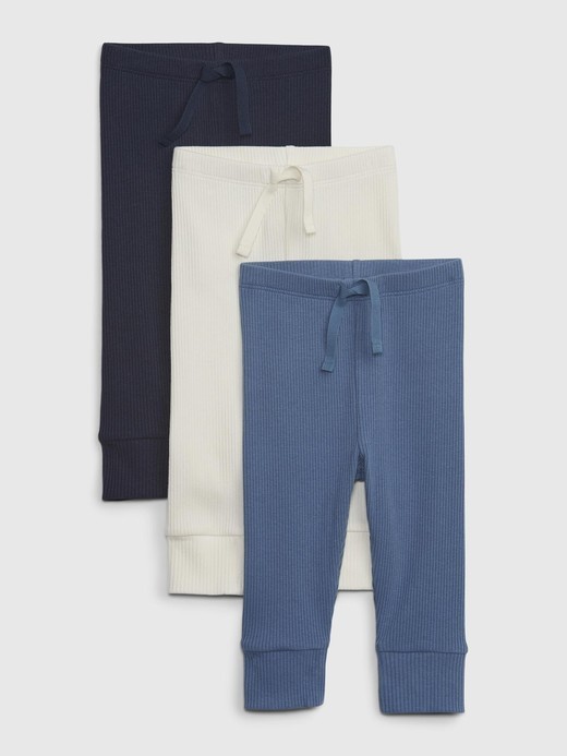 Image for Baby First Favorites TinyRib Pants (3-Pack) from Gap