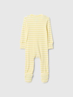 GAP Baby First Favorites One-Piece Yellow Stripe 2