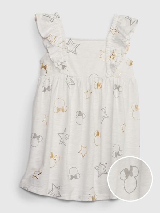 Slika za babyGap | Disney Mini Miška obleka s kratkimi rokavi za malčice od Gap