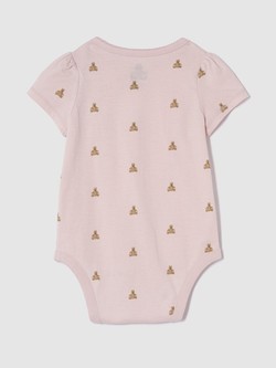 GAP Gap logo bodi za dojenčice Roza - Misty Rose 2