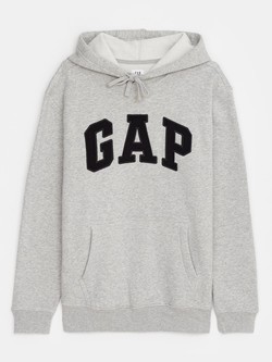GAP Gap Logo Fleece Hoodie Gray 5