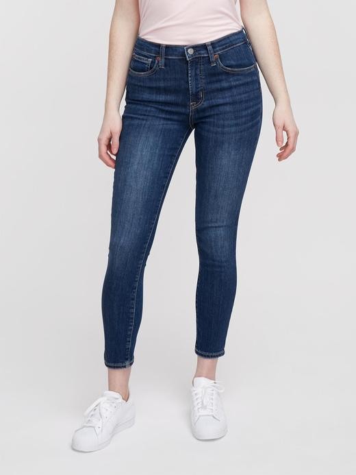 Image for High Rise True Skinny Jeans with Secret Smoothing Pockets from Gap