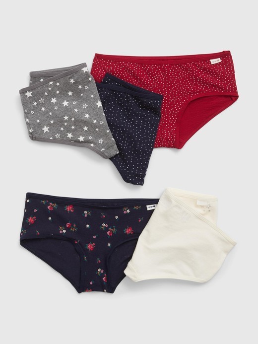 Image for Kids Organic Cotton Hipster Briefs (5-Pack) from Gap