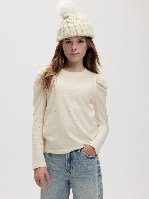Image for Kids 100% Organic Cotton Long Sleeve T-Shirt from Gap