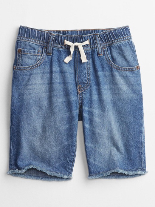 Image for Kids Denim Pull-On Shorts with Washwell from Gap