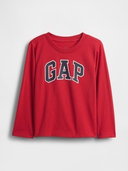 Gap logo majica z dolgimi rokavi za malčke