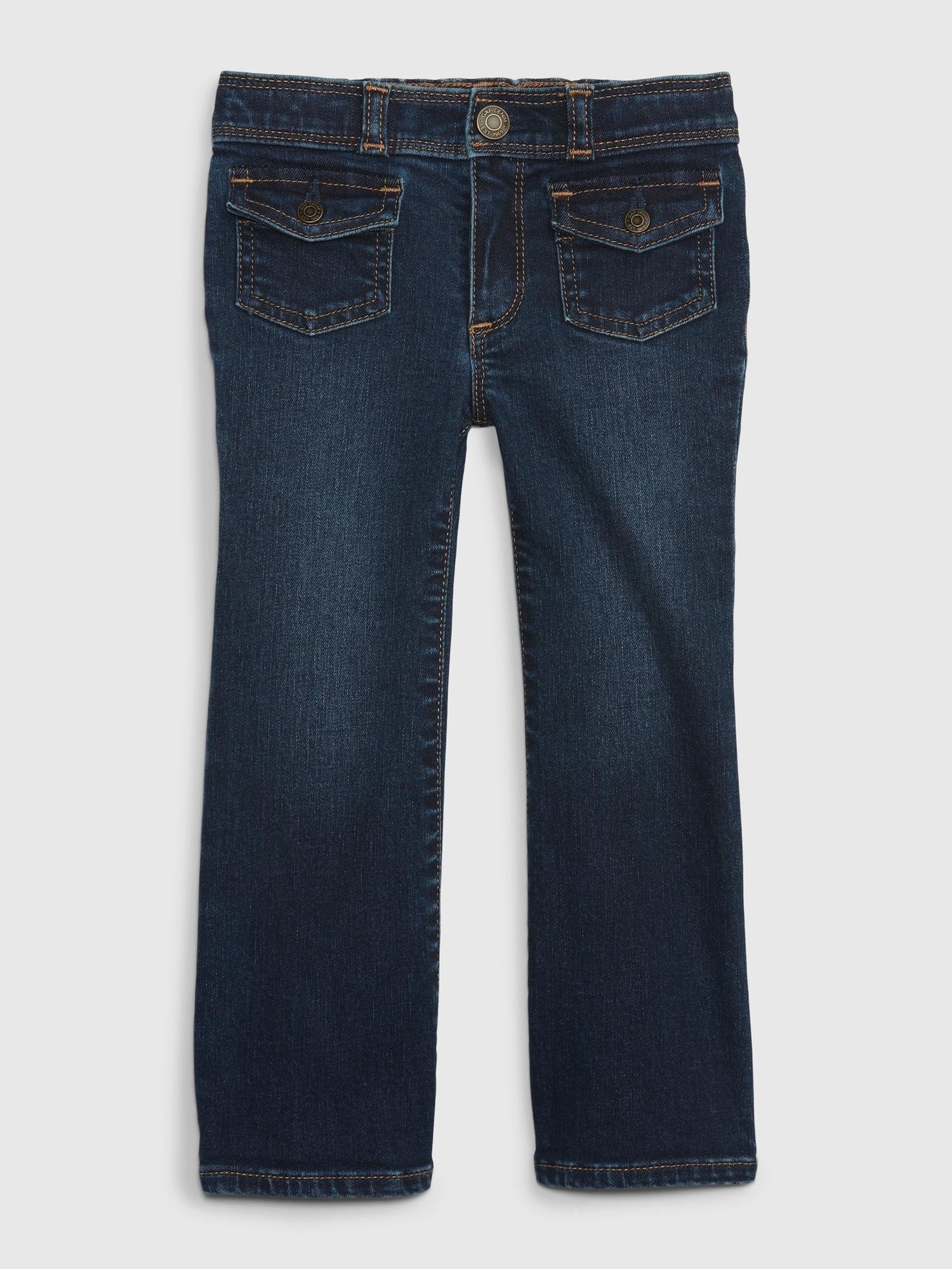 GAP Toddler's Flare Jeans with Washwell Dark Wash 