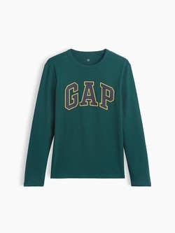 Gap logo majica z dolgimi rokavi s potiskom za dečke