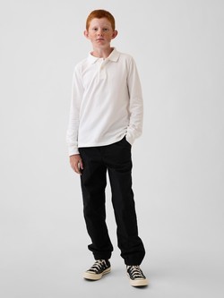 Kids Uniform Cotton Relaxed Trousers