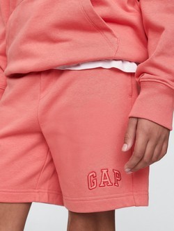 GAP Kids Relaxed Gap Logo Pull-On Shorts Watermelon Ice 4