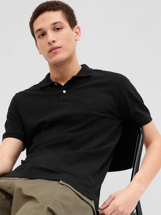 Image for Pique Polo Shirt from Gap