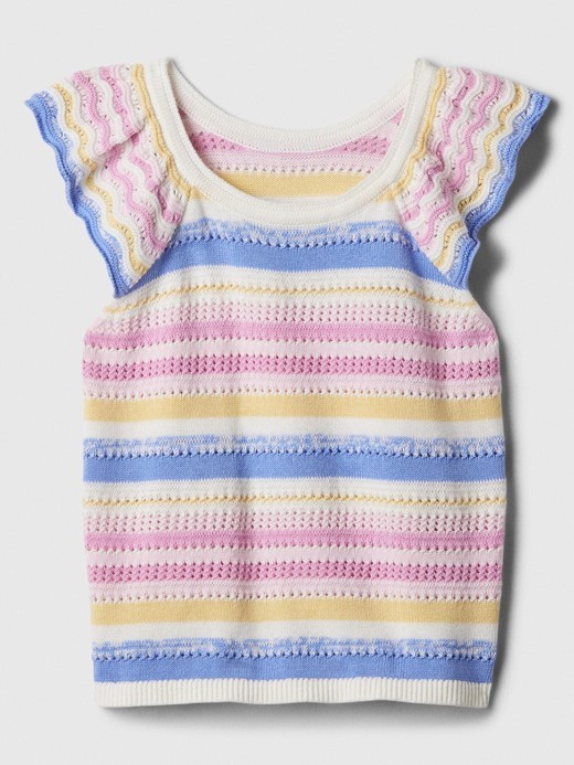Image for Kids Crochet Sweater Tank Top from Gap