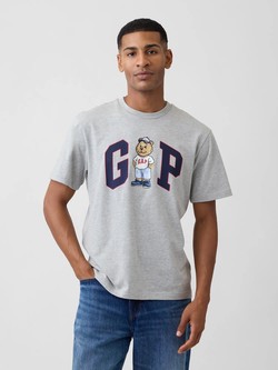 Gap logo moška relaxed fit majica s potiskom