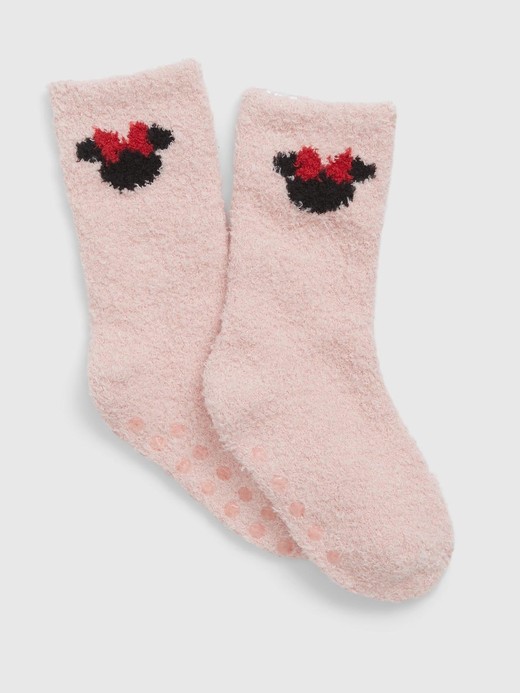 Image for babyGap | Disney Recycled Minnie Mouse Fuzzy Socks from Gap