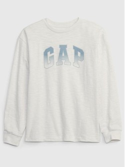Gap logo majica z dolgimi rokavi za dečke