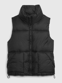 GAP Ženski prešit brezrokavnik Črna - Black 4