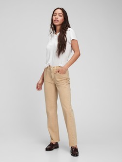 Mid Rise 90s Loose Jeans with Washwell