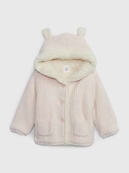 Image for Baby Sherpa Sweater Hoodie from Gap