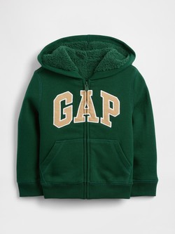 Gap logo podložena jopa s kapuco za malčke