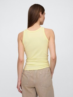 GAP Ribbed Tank Top Citron 2