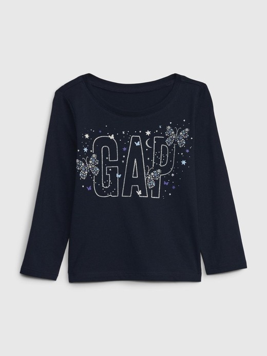 Slika za Gap logo majica z dolgimi rokavi za malčice od Gap