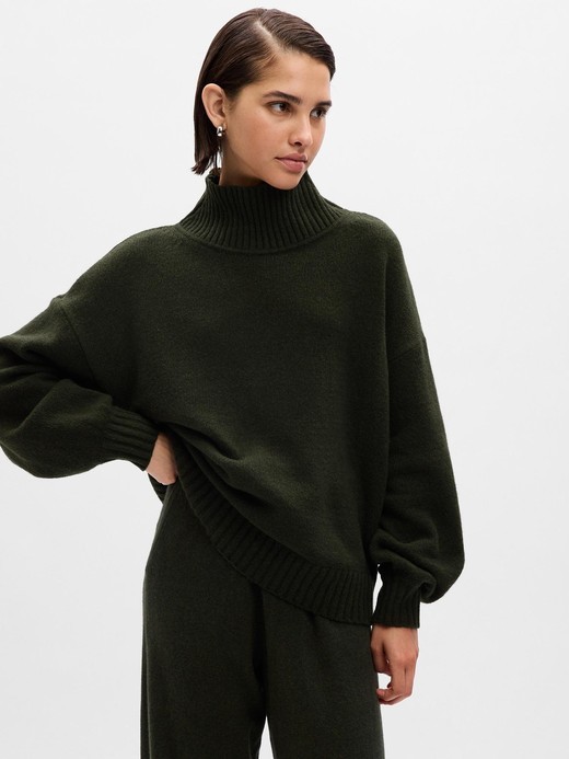 Image for CashSoft Mockneck Sweater from Gap