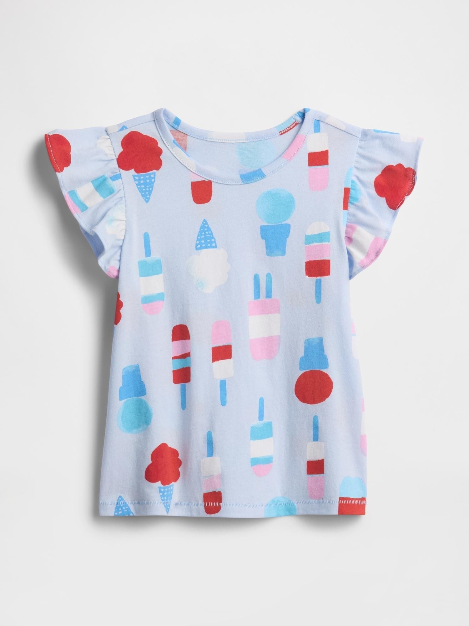 GAP babyGap Flutter Sleeve T-Shirt Ice Cream 