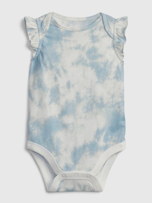Image for Baby 100% Organic Cotton Flutter Bodysuit from Gap