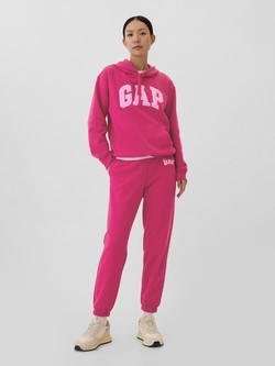 GAP Gap logo ženski pulover s kapuco Črna - Black 4