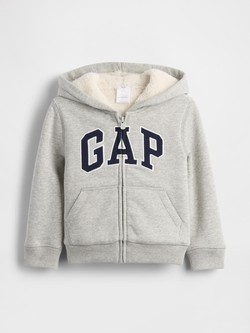 Gap logo podložena jopa s kapuco za malčke