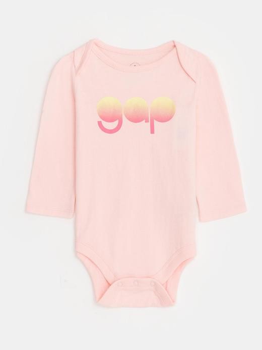 Slika za Gap logo bodi z dolgimi rokavi za dojenčice od Gap