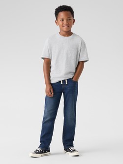 Straight jeans hlače z elastičnim pasom za dečke