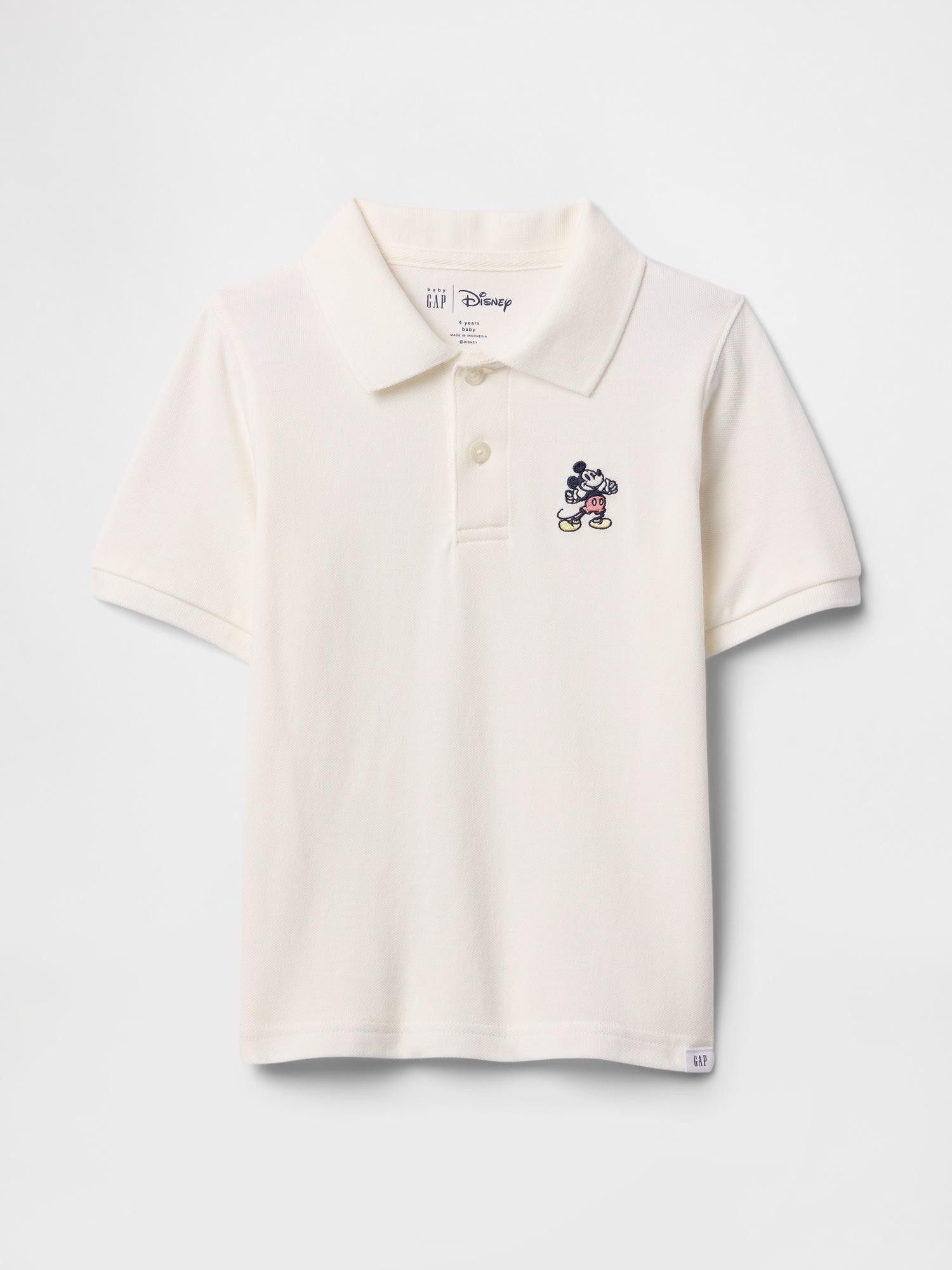 GAP babyGap | Disney piké polo majica za malčke Bela - New Off White 