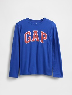 Gap logo majica z dolgimi rokavi za dečke