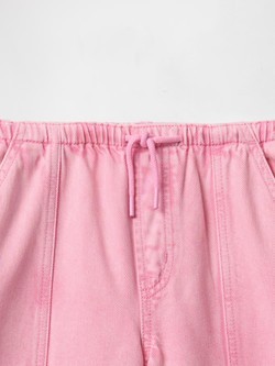 GAP UltraSoft baggy jeans hlače za deklice Roza - Parisian Pink 5
