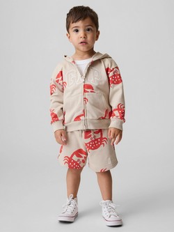 babyGap Relaxed Logo French Terry Pull-On Shorts