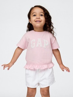 Gap logo majica s kratkimi rokavi za malčice