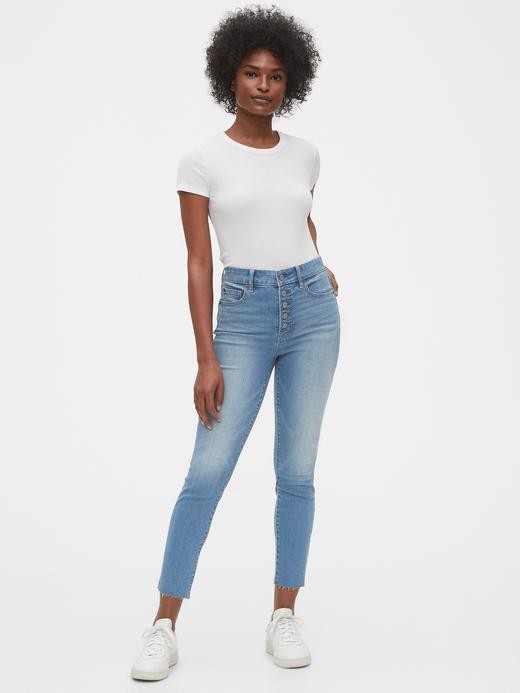 High Rise Curvy True Skinny Ankle Jeans 