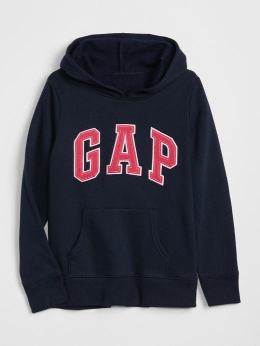 Image for Logo Hoodie Sweatshirt in Fleece from Gap