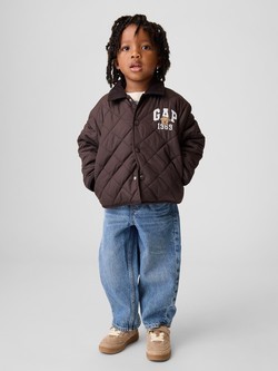 babyGap Quilted Gap Graphic Barn Jacket