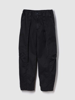 Mid Rise Twill Barrel Pants