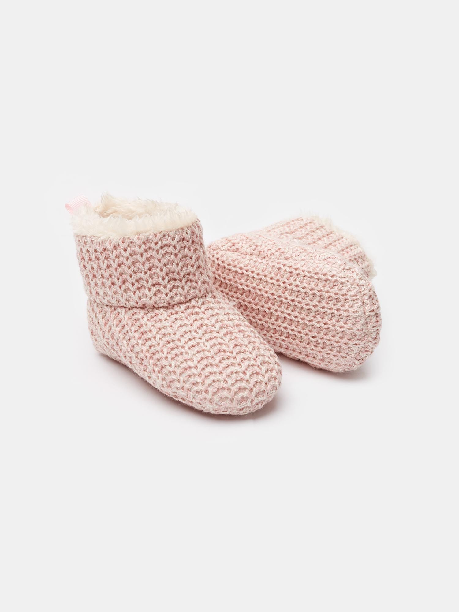 GAP Baby Sherpa-Lined Booties Pink Standard 