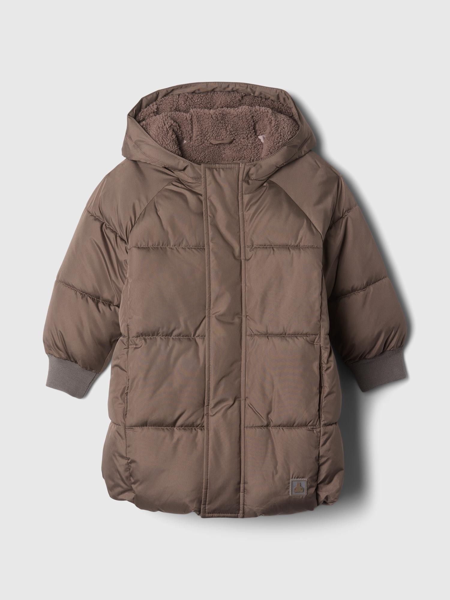 GAP Prešita bunda za malčke Rjava - Plymouth Rock Brown 