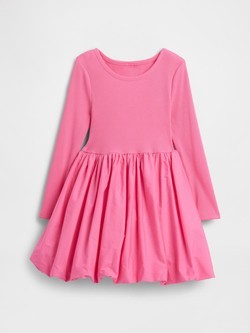 babyGap Mixed Media Bubble Mini Dress