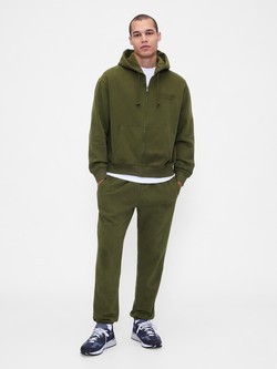VintageSoft Jeans Logo Zip Hoodie