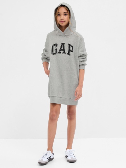 Image for Kids French Terry Logo Sweatshirt Dress from Gap