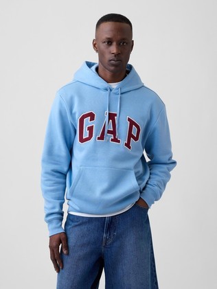 Gap logo moški pulover s kapuco