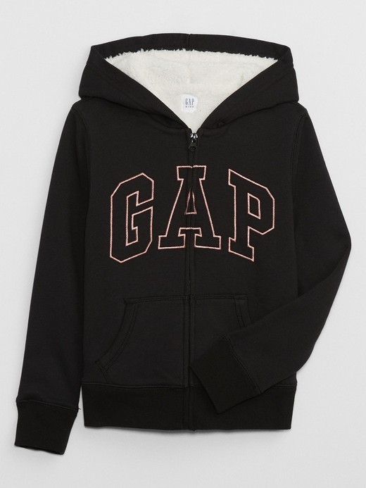 Image for Kids Gap Logo Sherpa Zip Hoodie from Gap