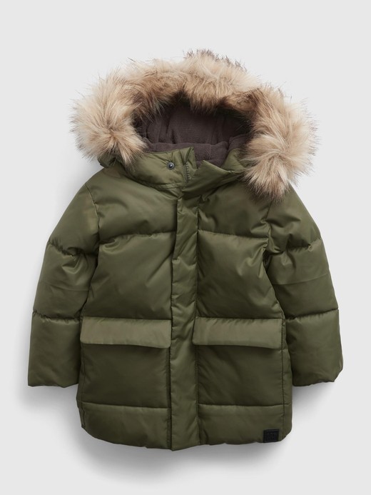 Image for Toddler Heavy Weight Puffer Parka Jacket from Gap