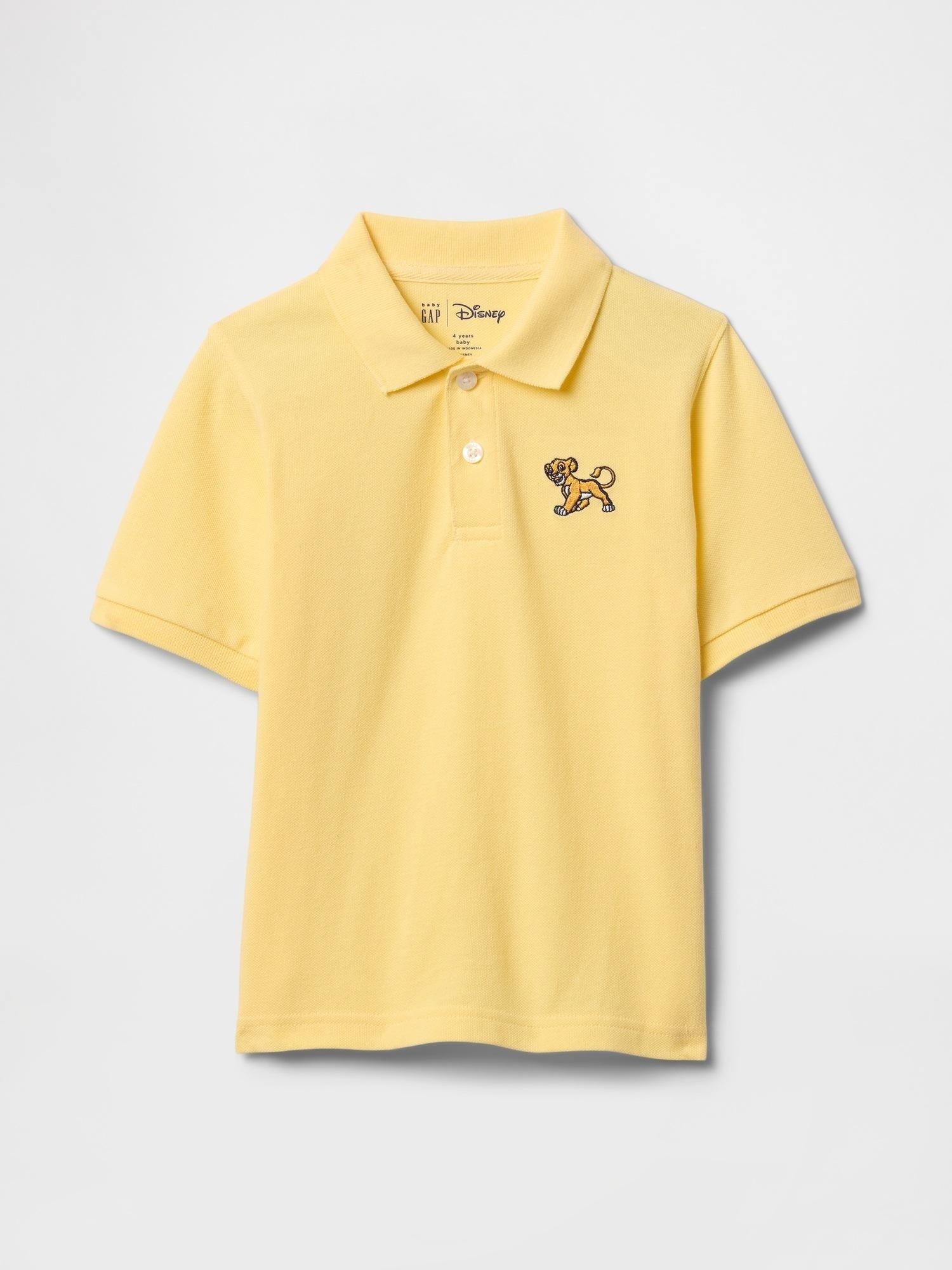 GAP babyGap | Disney Pique Polo Shirt Pale Banana 12-0824Tcx 